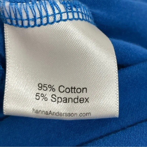 Hanna Andersson Twirl Long Sleeve Dress Girl's 8 Ruffles Red Blue White Stripes - Picture 5 of 6